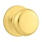 Kwikset Kwikset Juno Polished Brass Passage Door Knob 1-3/4 in. 97200-787 - alternate 1